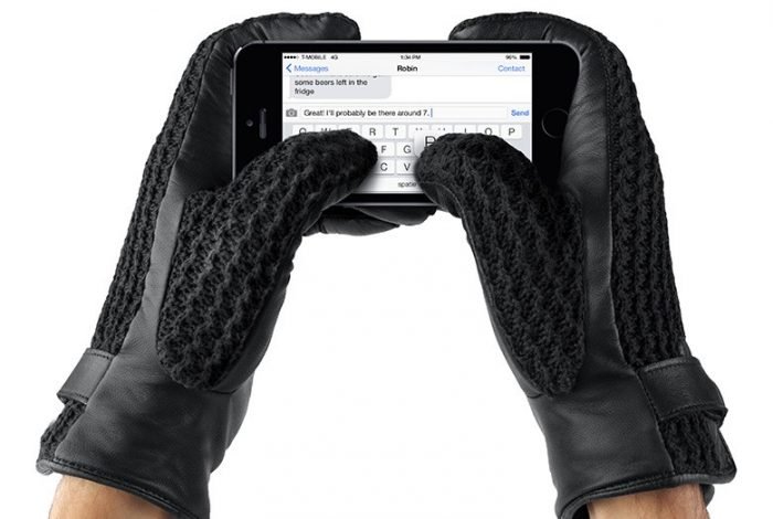 mujjo touchscreen glove 
